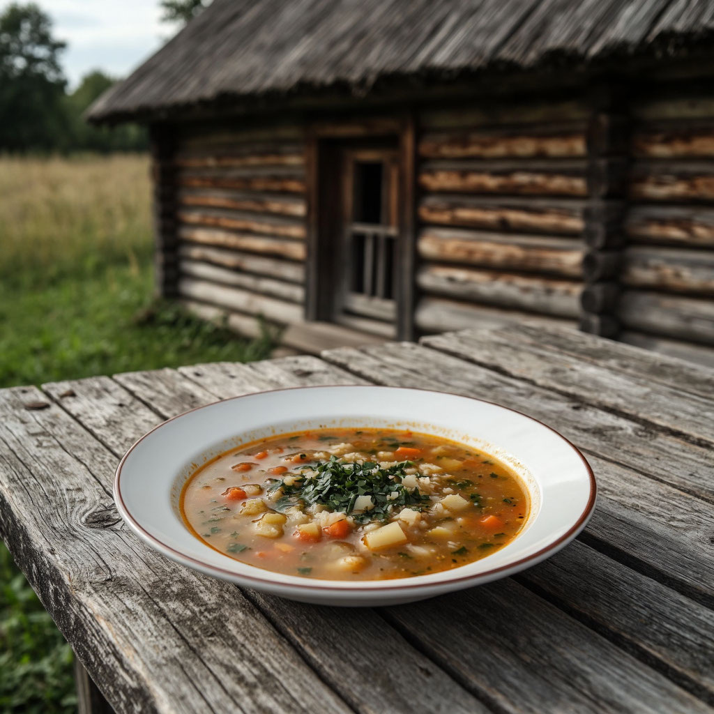  Рассольник, как бабушка варила