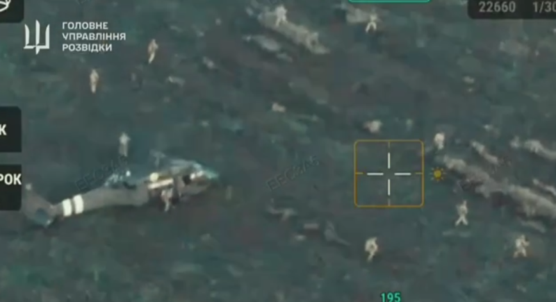    Кадры высадки украинского десанта в Покровске / скриншот видео / t.me / sashakots