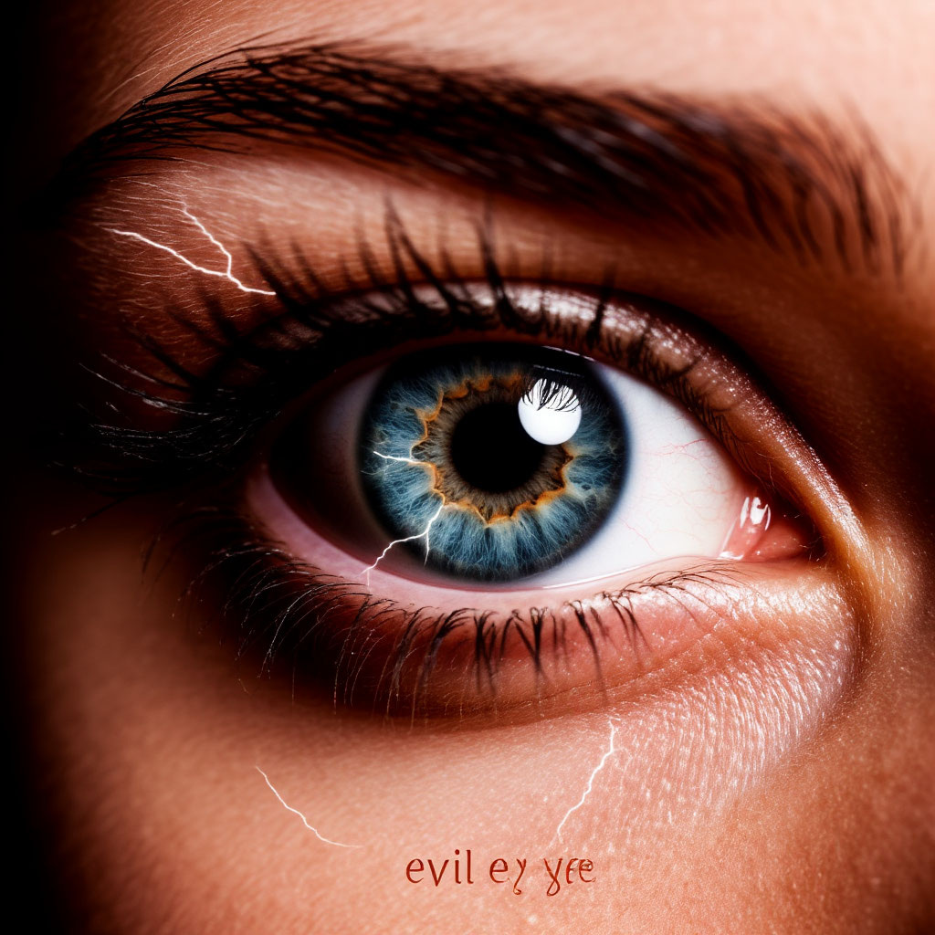 Сглаз. Картинка создана автором совместно с ИИ