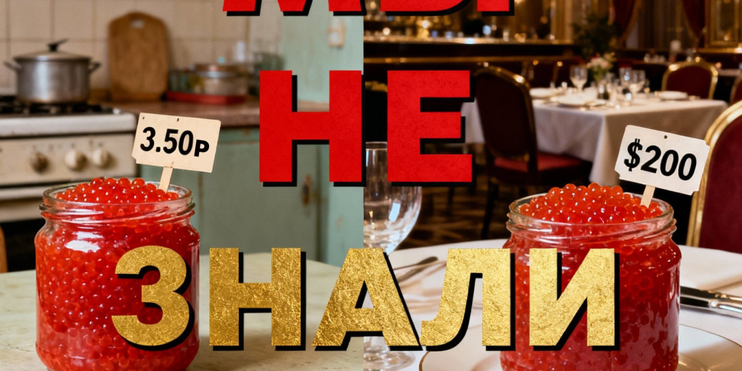 5 советских продуктов, которые на Западе стоили как машина. А у нас были в каждом доме