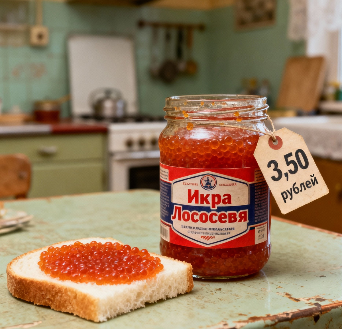 Красная икра по 3,50: в любом магазине, каждый день