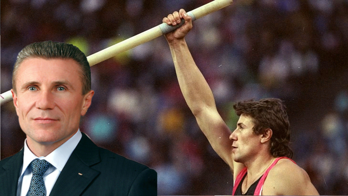 Шест гнется в смертельной амплитуде, а его тело, как тетива лука, натянуто до предела.