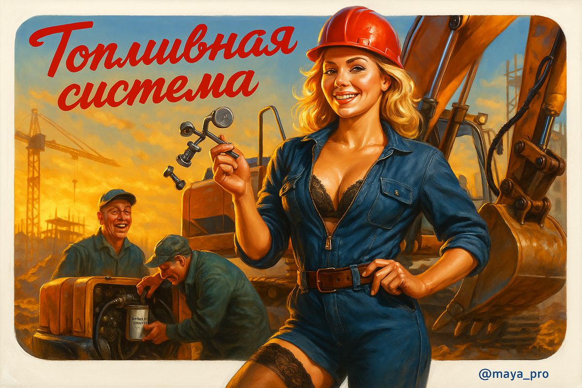    Топливная система экскаватора admin