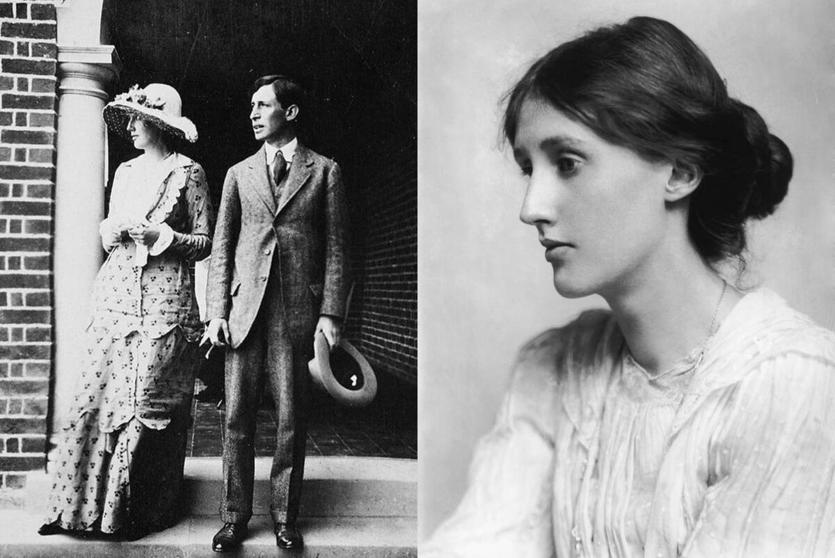 Вулф с мужем. Фото с сайта ru.wikipedia.org