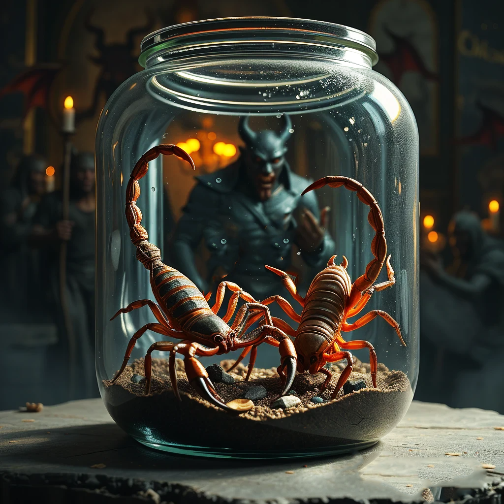 Скорпионы, как пауки в банке. непременно передерутся и сожрут друг друга.