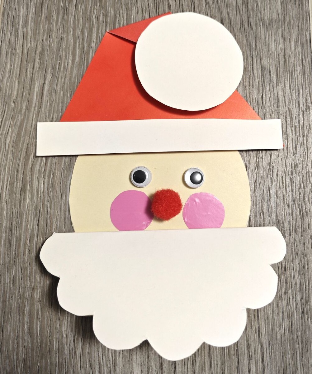 Вот такую новогоднюю открытку будем с вами делать