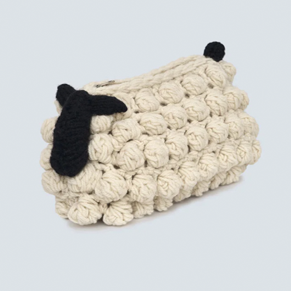 Mirstores Сумка-овечка слоновая кость