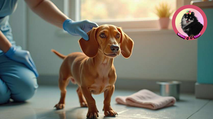 истощенная собака