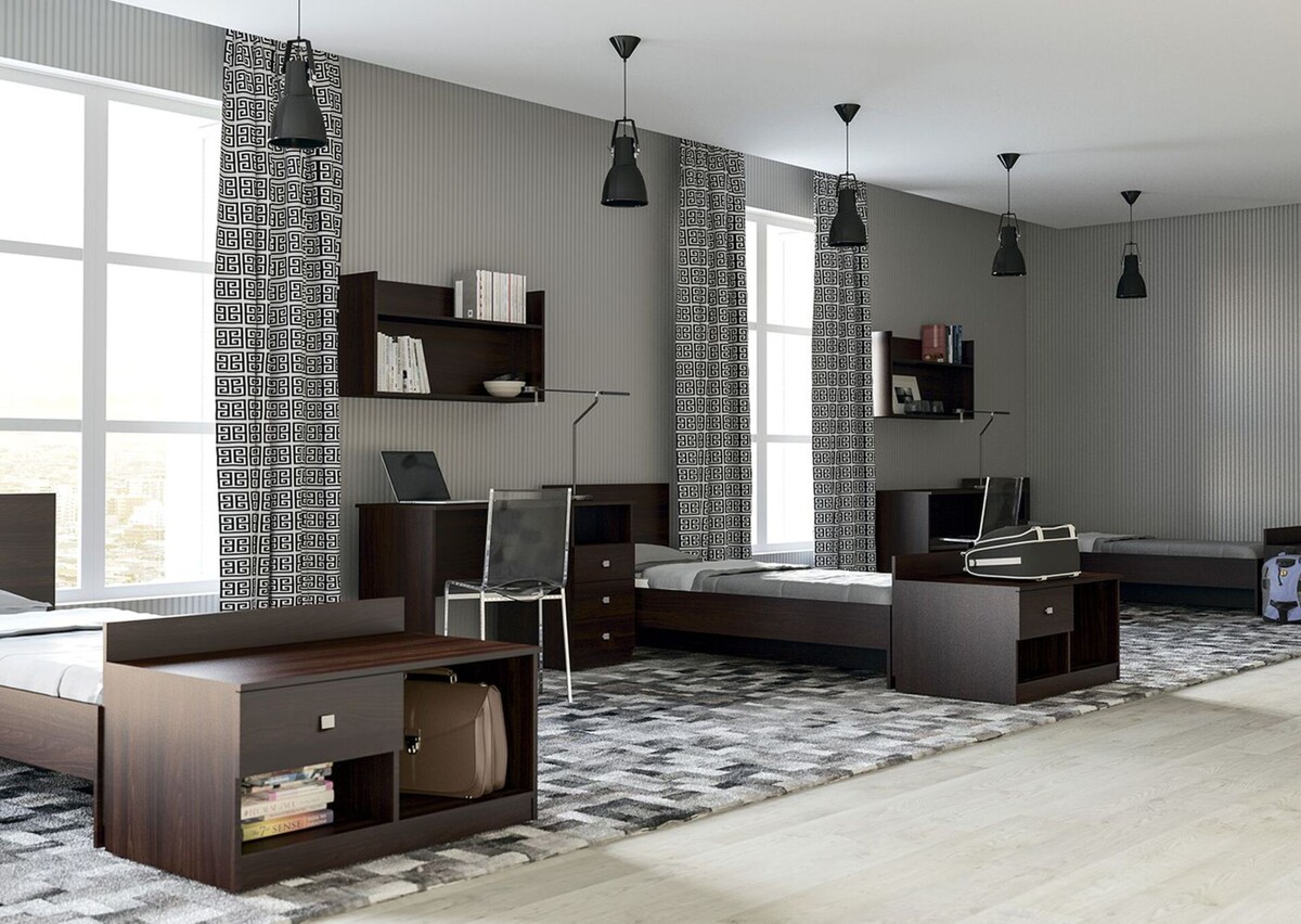 Мебель для гостиниц Contemp, цвет Орех