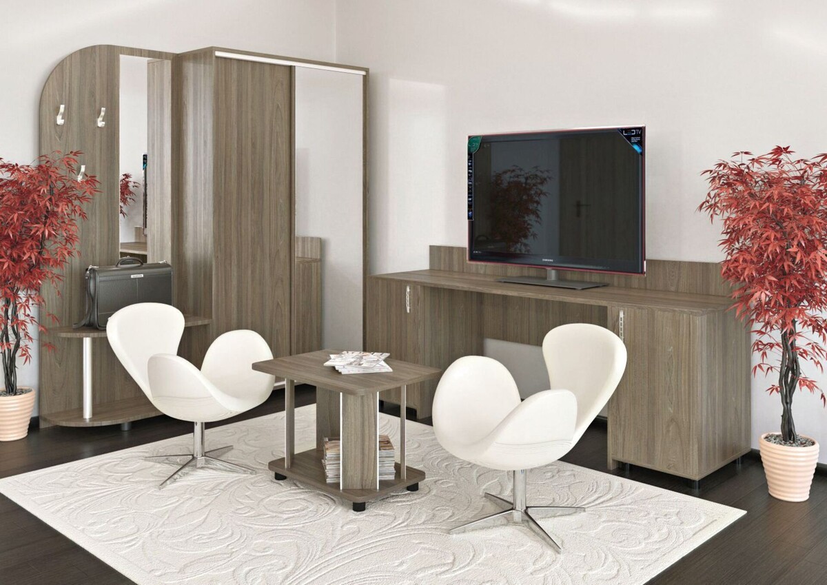 Мебель для гостиниц LIGHT, цвет Вяз благородный