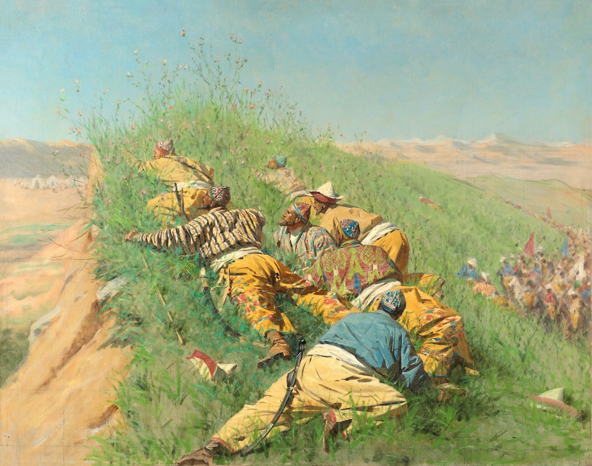 В.В. Верещагин. Высматривают. 1873 г.