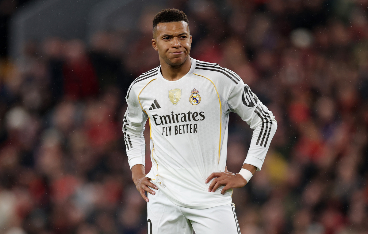    Нападающий "Реала" Килиан Мбаппе  Michael Regan/Getty Images