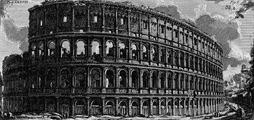 Колизей – амфитеатр Флавия. Гравюра Д. Пиранези