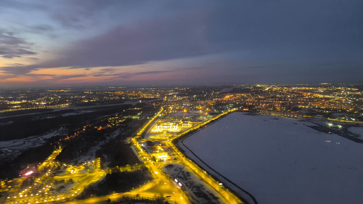 Люблю когда взлёт на город, но редко попадаю.
