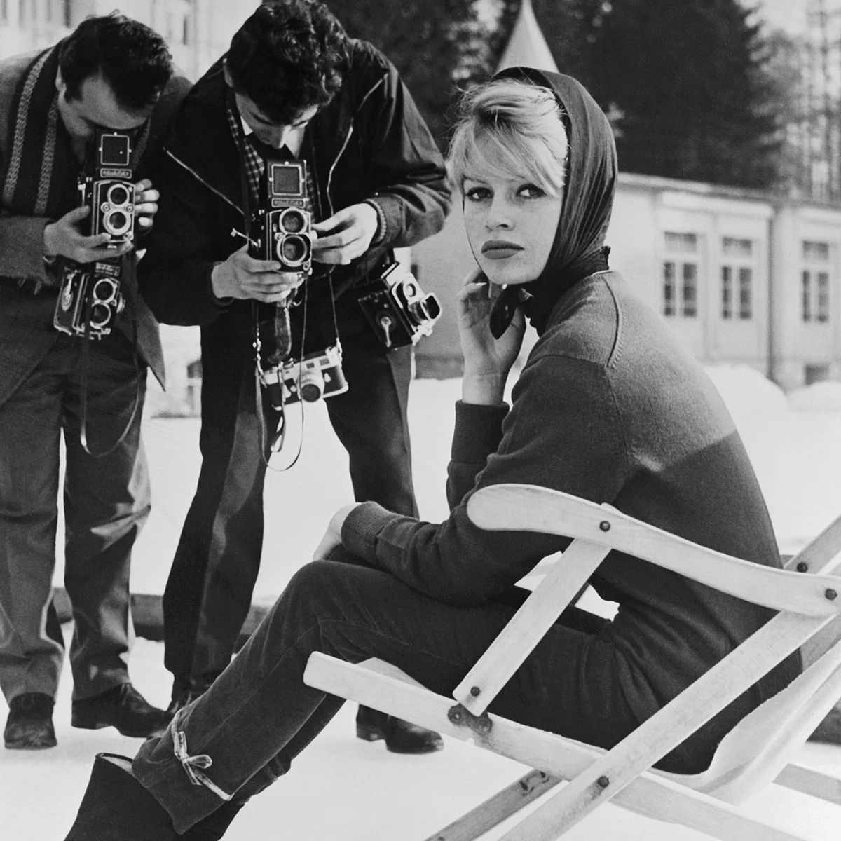 Брижит Бардо на горнолыжном курорте. 1961 год (Фото Getty Images)