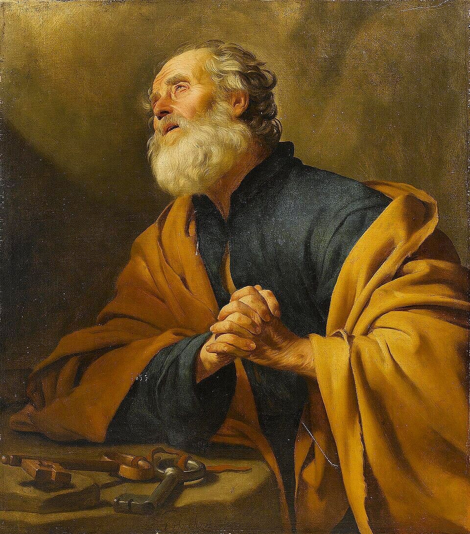 Геррит ван Хонтхорст (1590–1656) Святой Петр. Кающийся грешник, 1618-1620