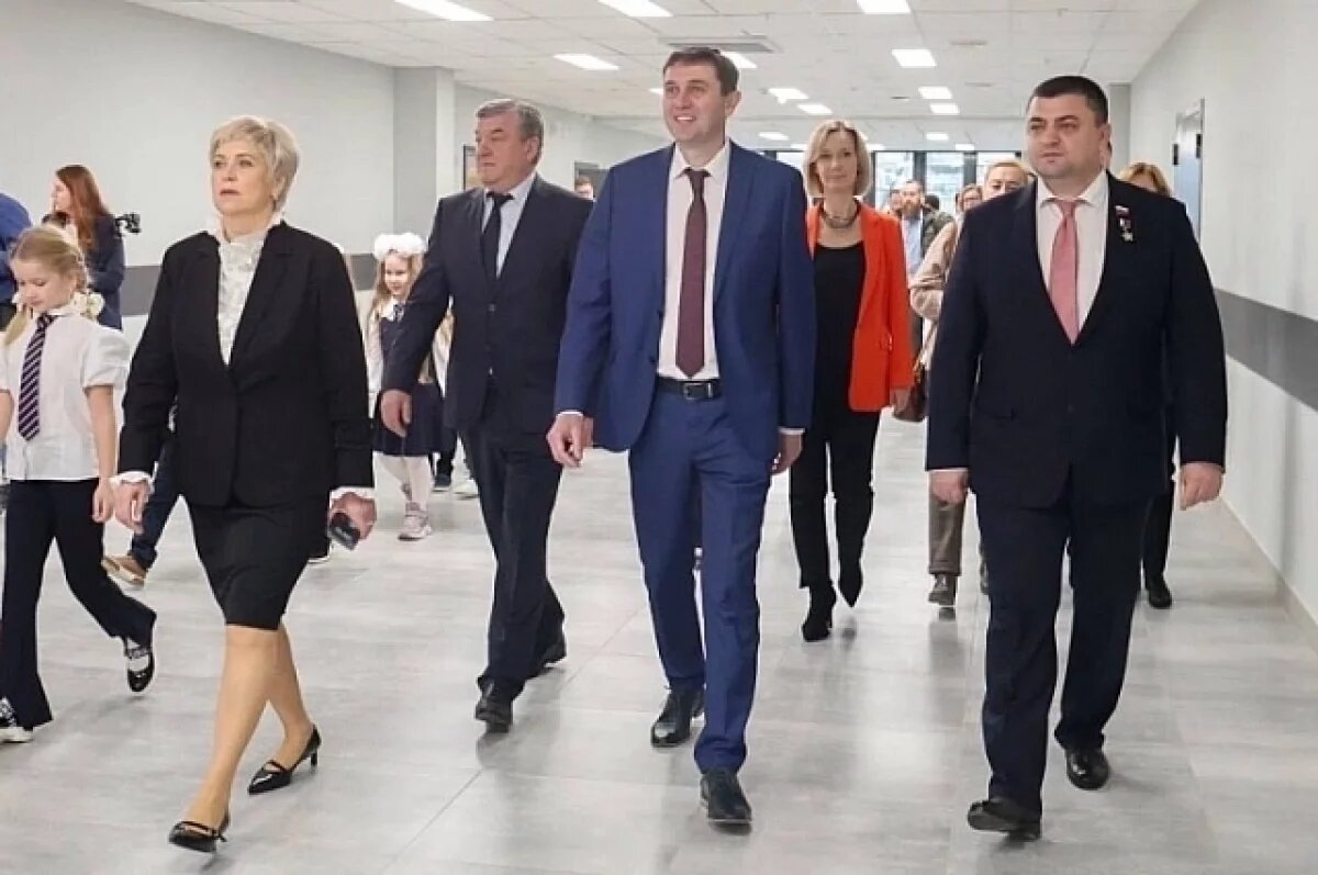    Мэр Сергей Петрин принял участие в открытии реконструированной СОШ №45