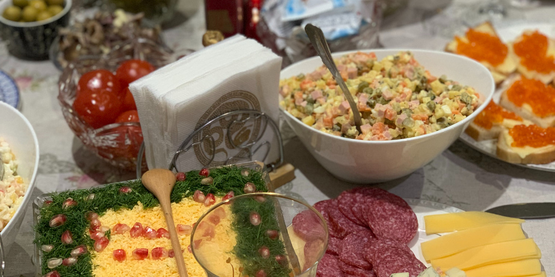 Мимоза по царски с крабовыми палочками!