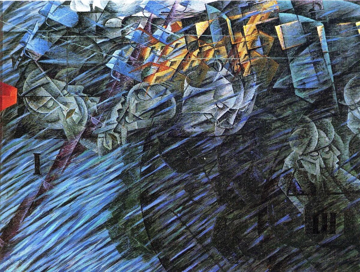 Умберто Боччони - Состояние души II. Те, кто уезжают