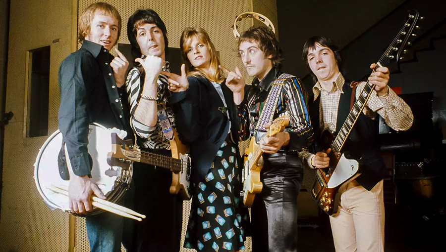 Группа Wings в 1974 году (Источник: Michael Putland / Getty)
