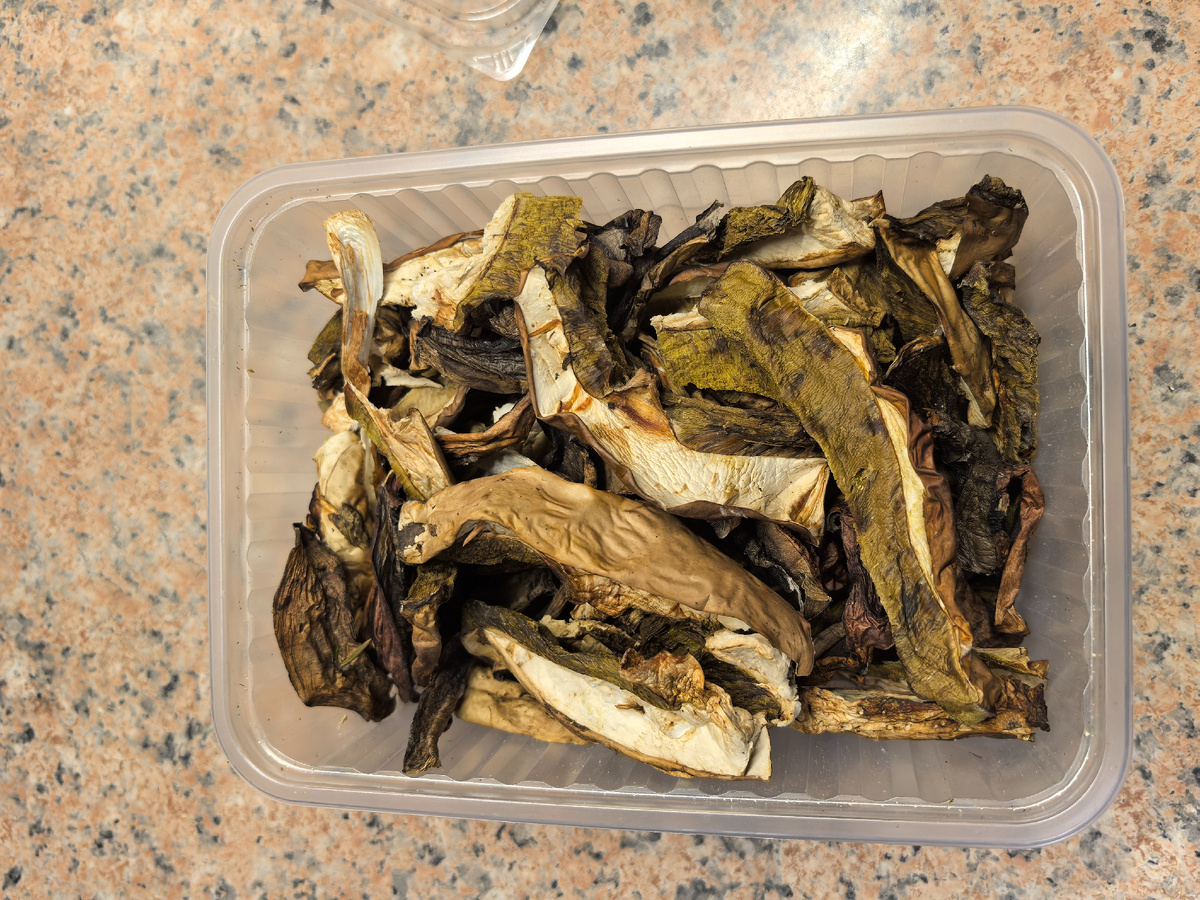 Сухие грибы