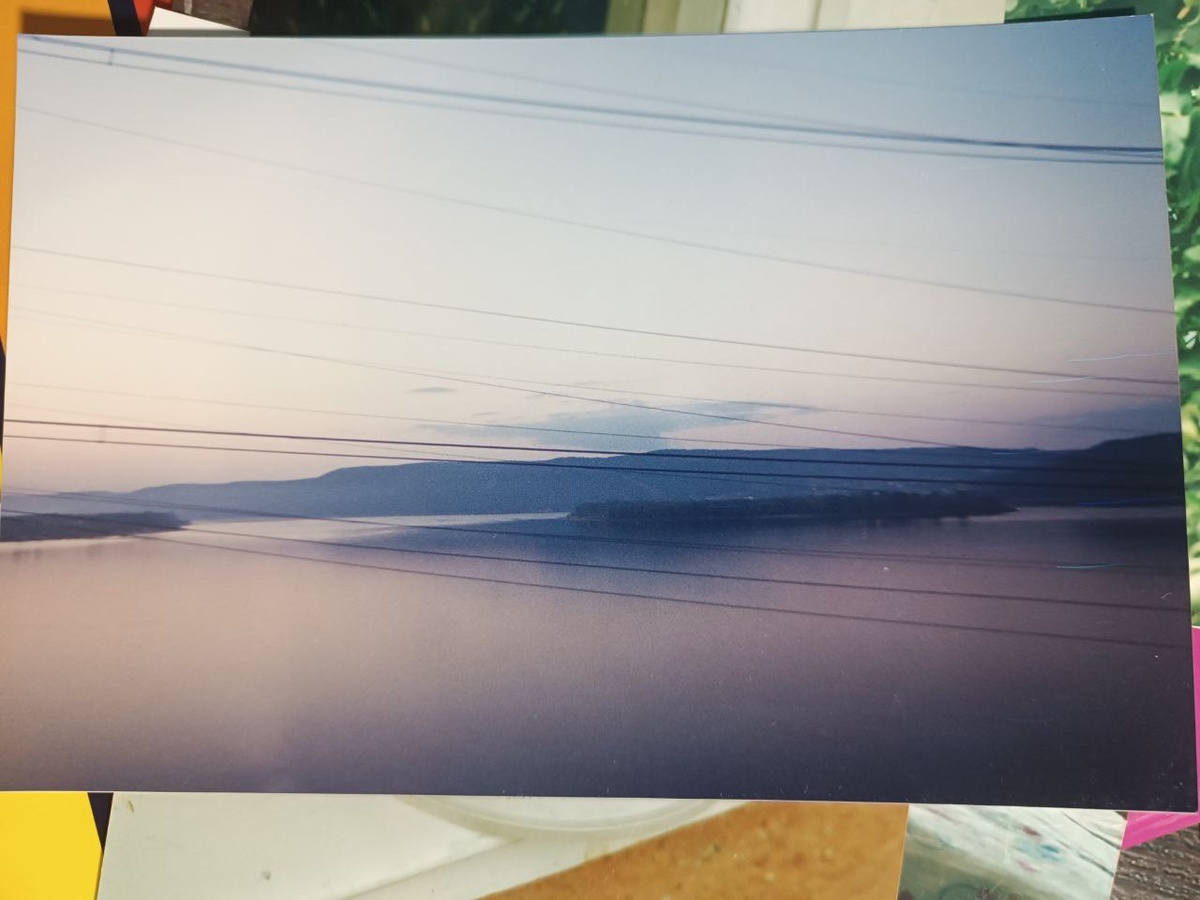 Тольятинский мост через Волгу. Фото из окна поезда.