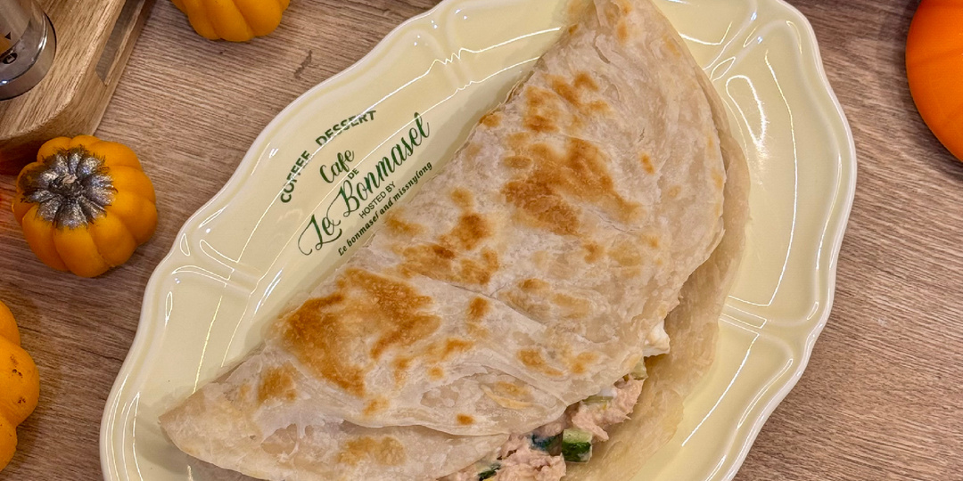 Роти с тунцом — высокобелковый завтрак за 5 минут! 🐟