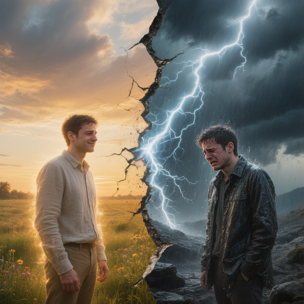 Контрасты душевного мира: свет и буря внутри каждого из нас.