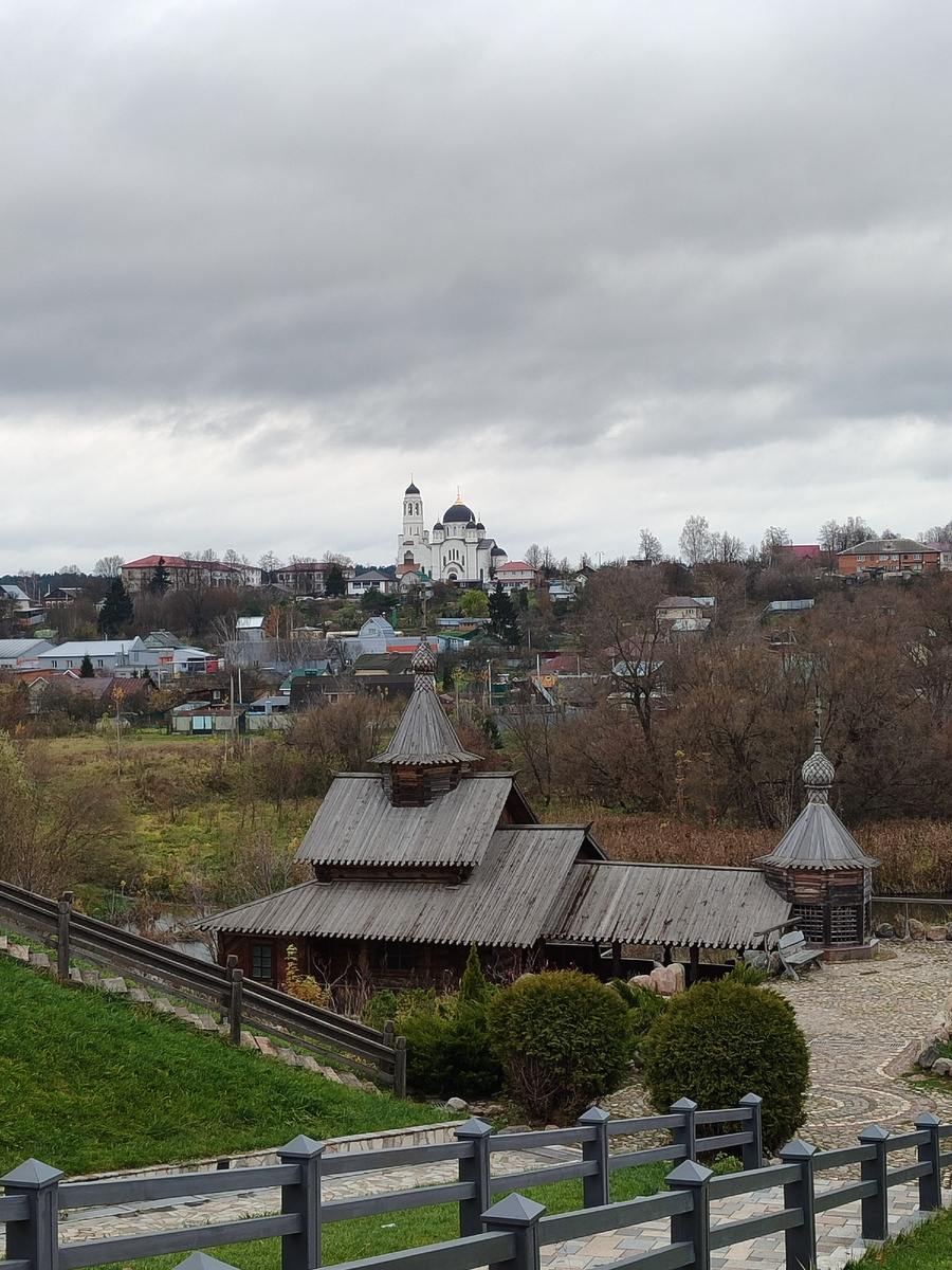 Боровск фото автора, на фото купель и родник со святой водой