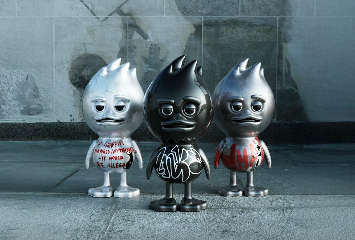 Коллекционная фигурка TUD x Banksy’s Graffiti — лимитированная серия