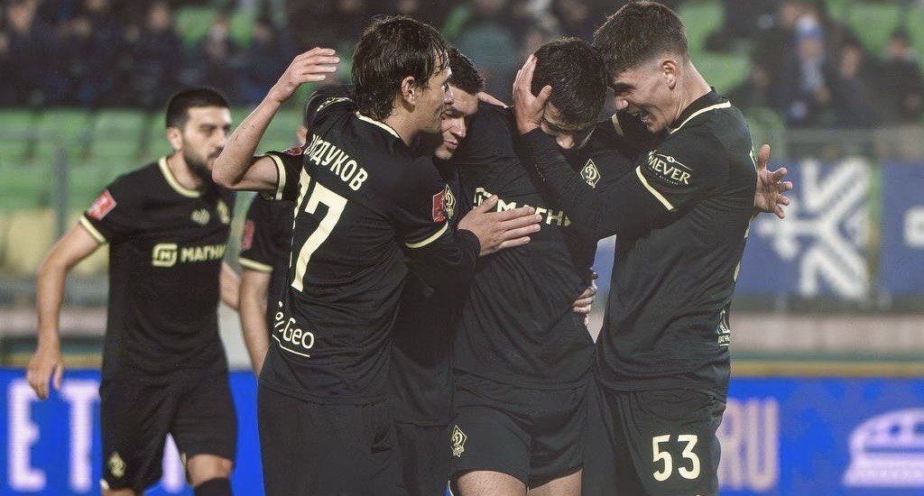 5 ноября. «Динамо» из Махачкалы нанесло поражение ЦСКА (1:0) в Кубке России. Фото ФК «Динамо» Махачкала