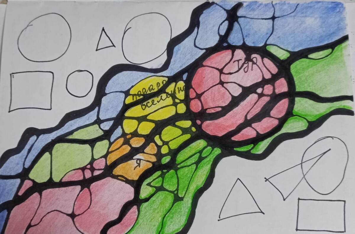 Нейрографика, работа моей жены.