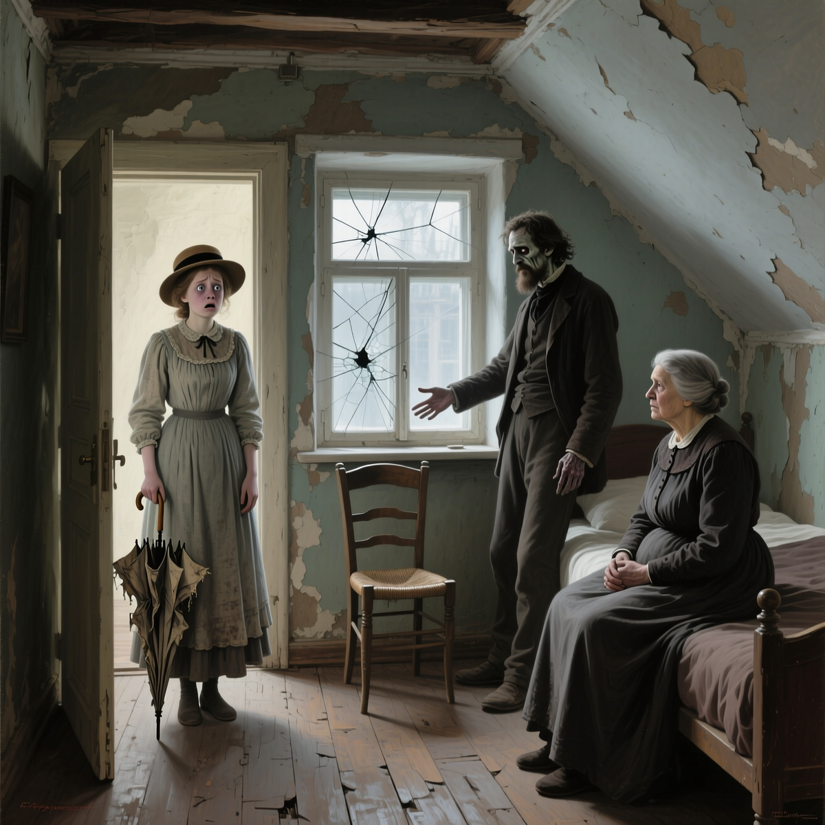 Встреча Сони Мармеладовой и Родиона Раскольникова ("Преступление и наказание").