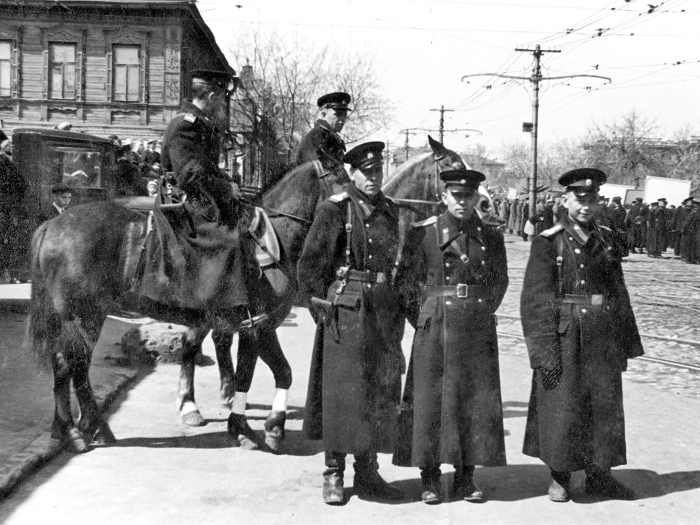 Советские милиционеры