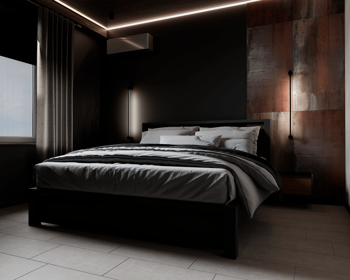 Как настроить свет в спальне слоями - базовый и акцентный - и собрать сценарии под сон и чтение с диммерами и тёплой температурой.