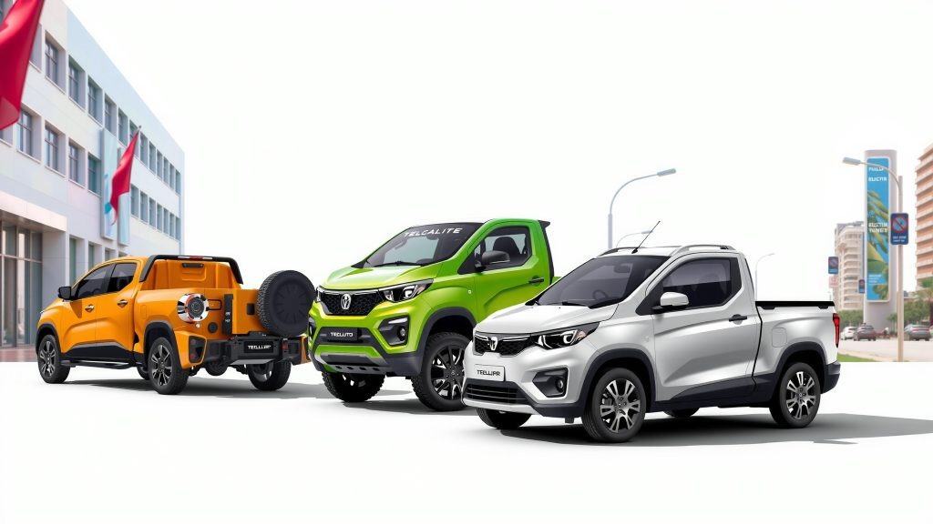    Подборка компактных электрокар-пикапов для города