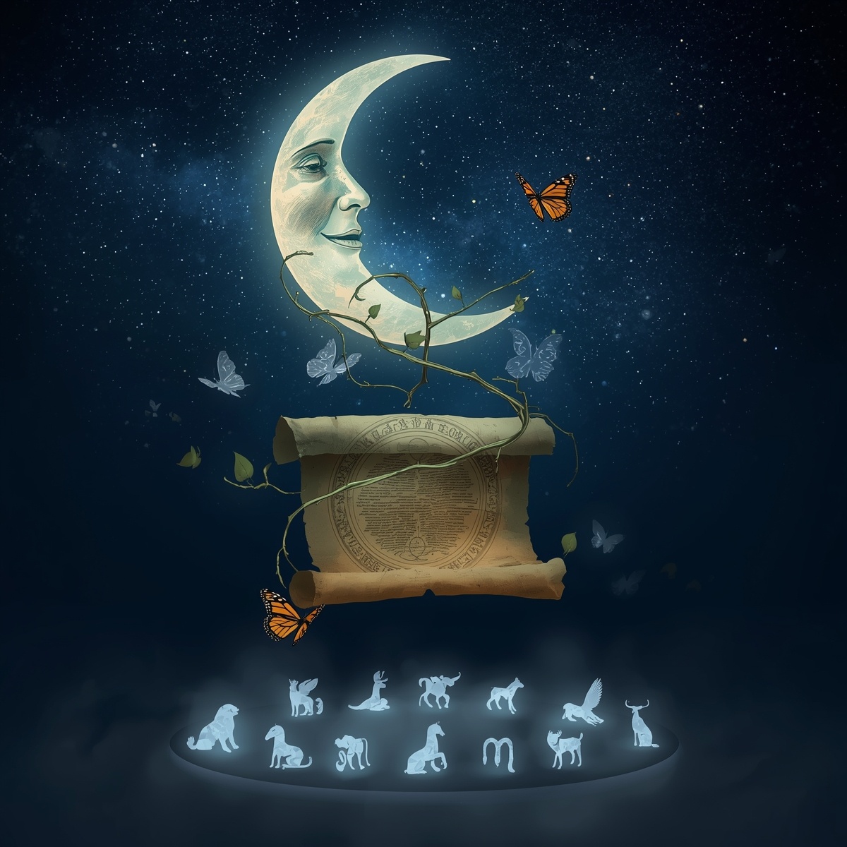 Луна — это третья по важности точка в натальной карте после Солнца и Асцендента