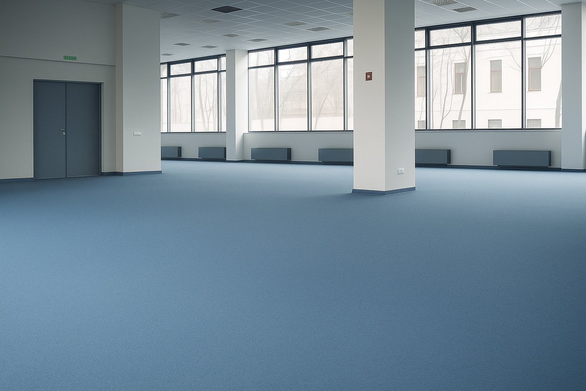 Один из наших проектов | БЦ "Кожевники Плаза" | Иглопробивное ковровое покрытие