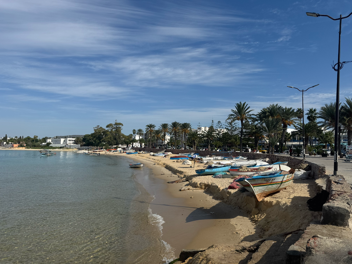 Рыбацкие лодки в Хаммамете