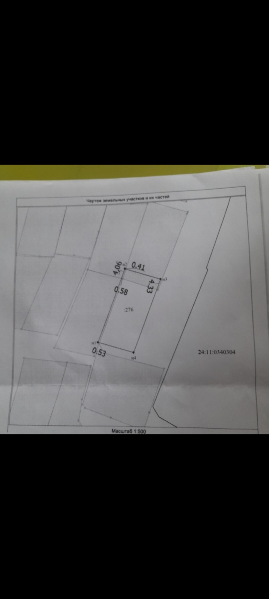 Скрин автора. За жирной чертой мой участок