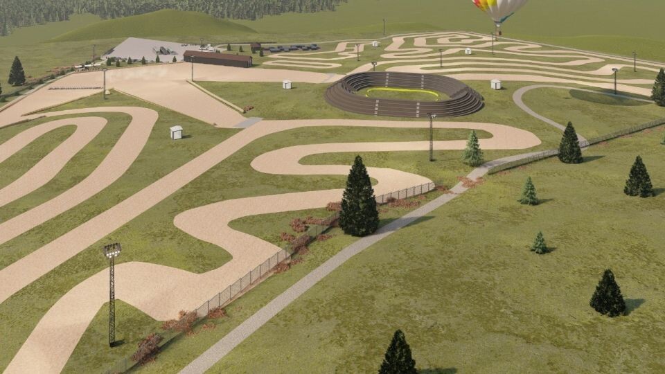    Эскизы универсального спортивного комплекса для занятий мотоспортом . Источник: предоставлено "Толку"