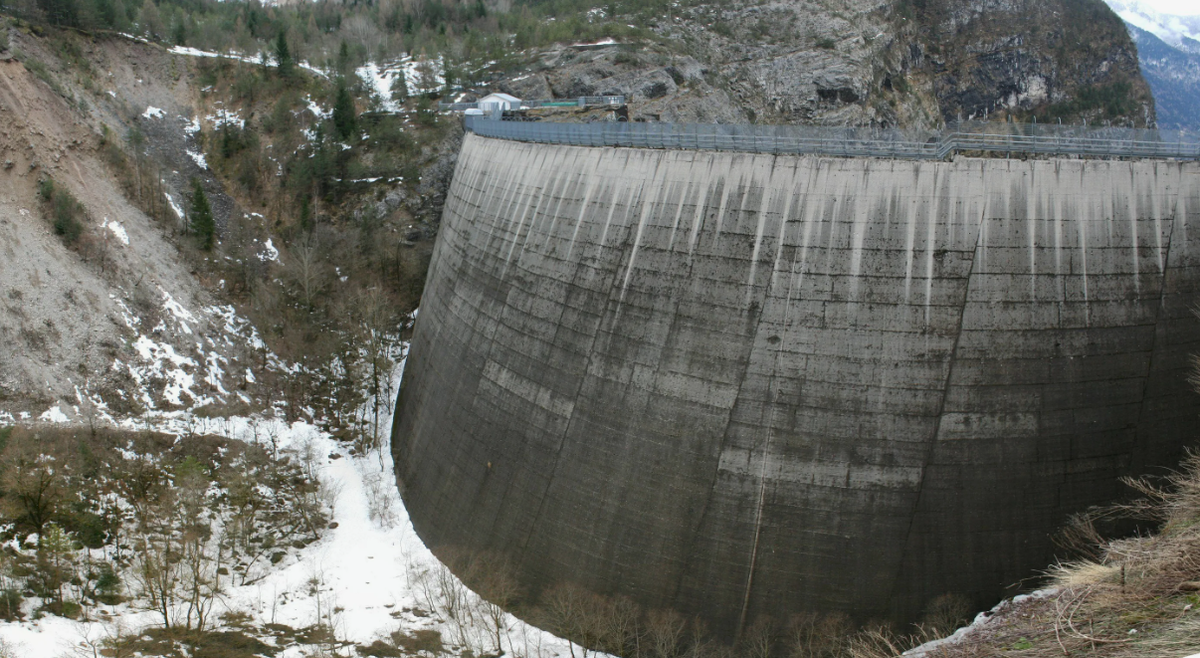 Плотина Вайонт сегодня