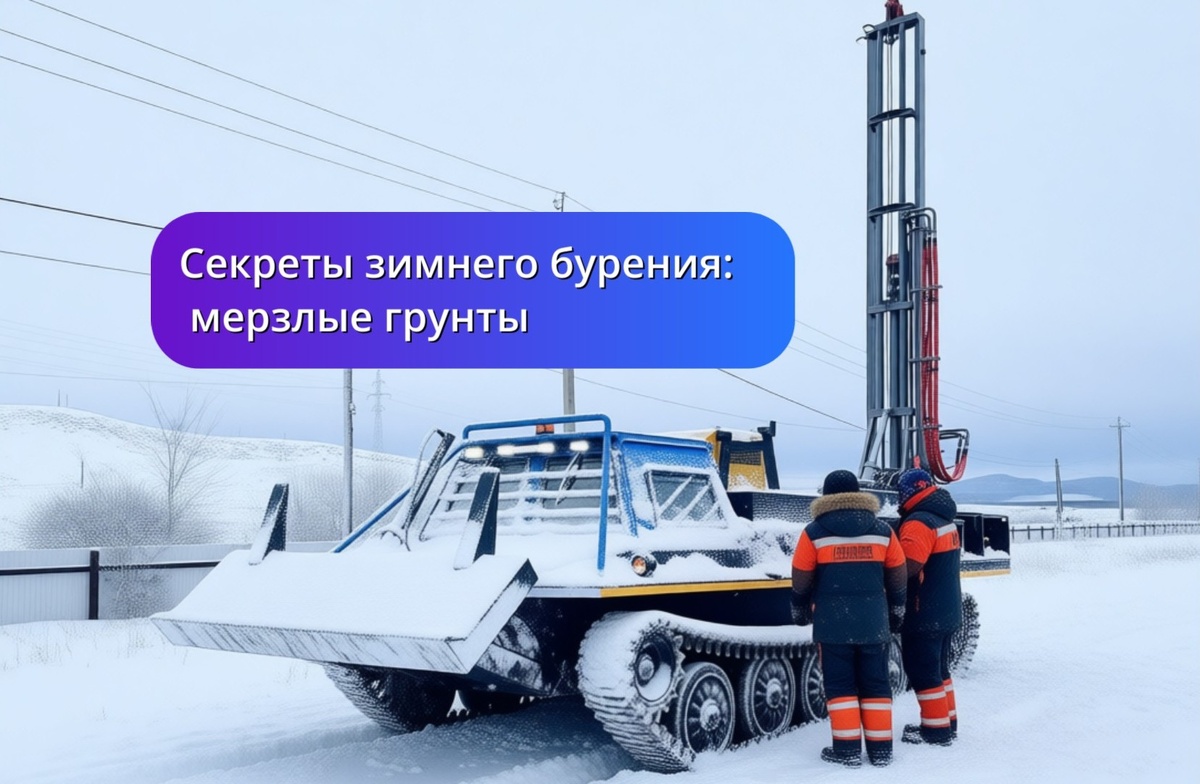 Буровая установка УРБ ( «установка роторная буровая») 2Д3 на базе вездехода МТЛБ от производителя ЗСТ Байкал.