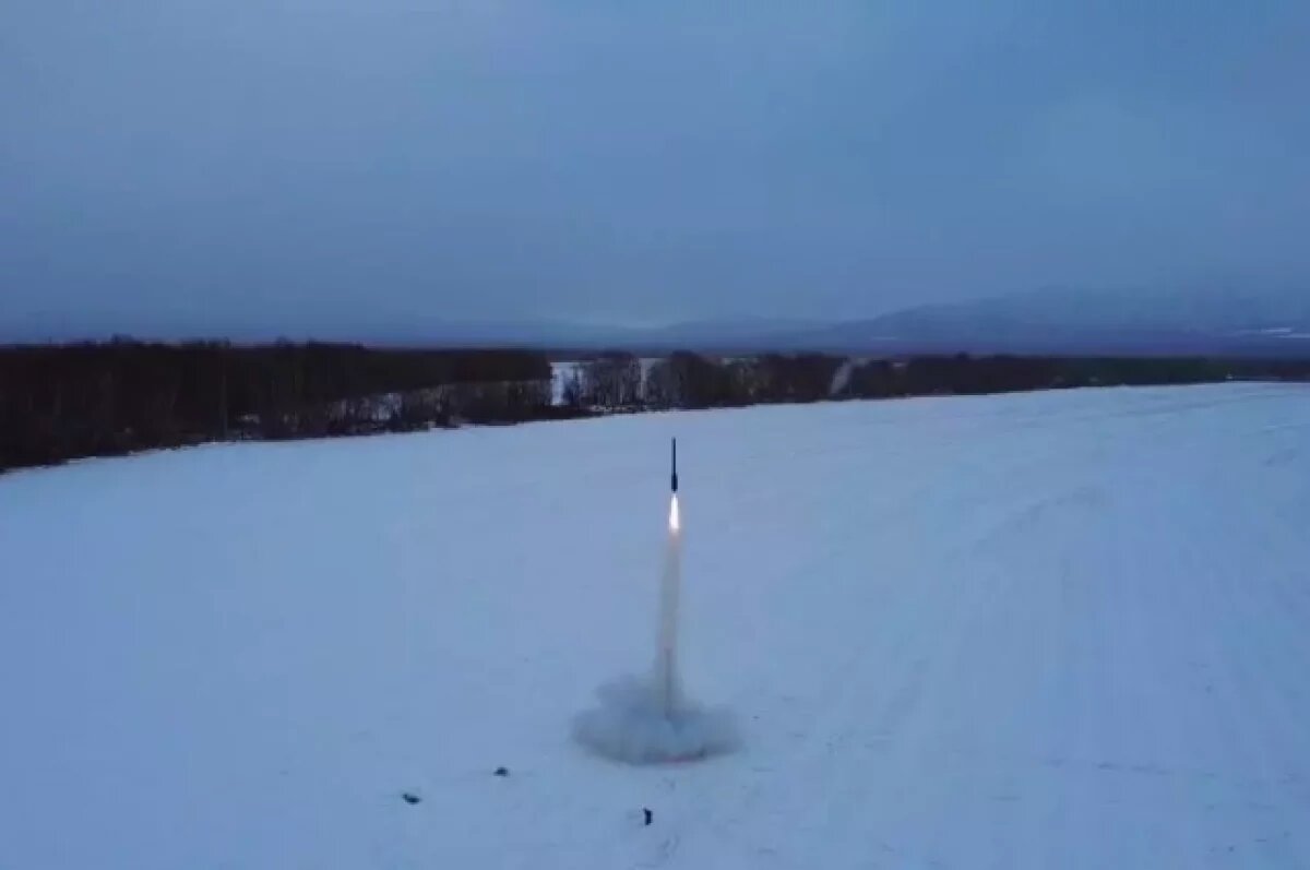    Запуск прототипа суборбитальной ракеты впервые прошел на Камчатке