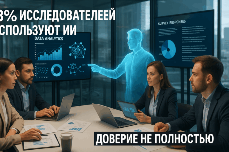    {"description":"Исследование рынка: 98% профессионалов работают с ИИ, но доверие к искусственному интеллекту не полностью; тренды, применение, риски."}