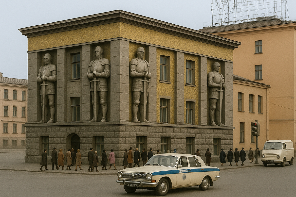 Иллюстрация возможной псевдо-исторической модернизации здания (исслюстрация автора)
