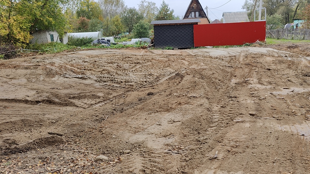 Участок многодетной семьи после расчистки. И затрат в 220 тысяч рублей.