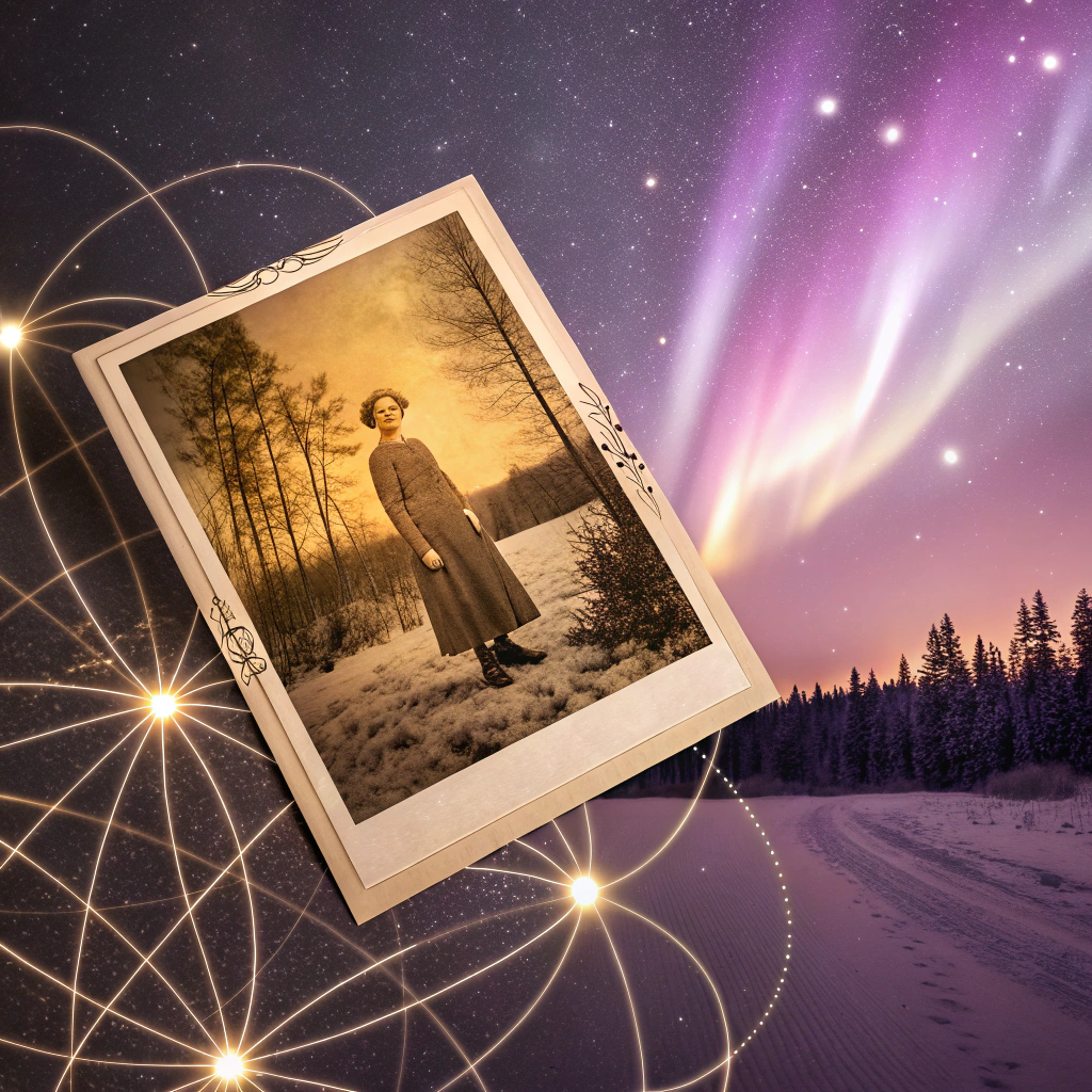 Концепция энергетических полей и фотографии. Изображение сгенерировано ИИ