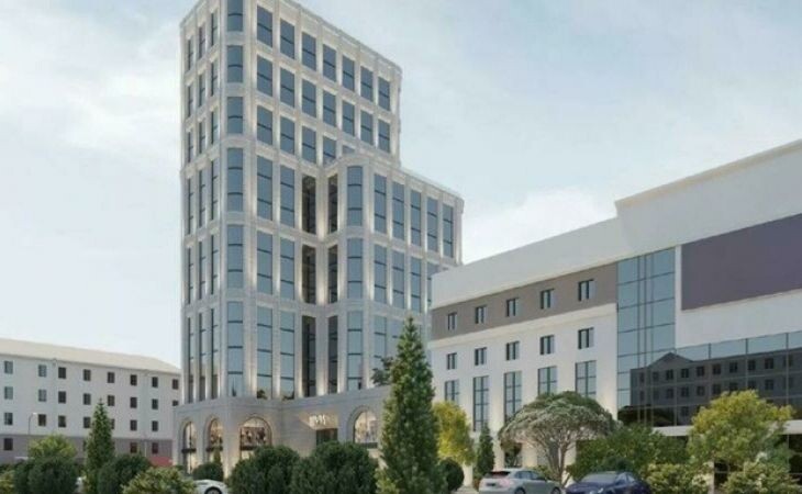 Проект нового здания на месте ЦУМа в Барнауле. Эскиз "Архи-Групп"