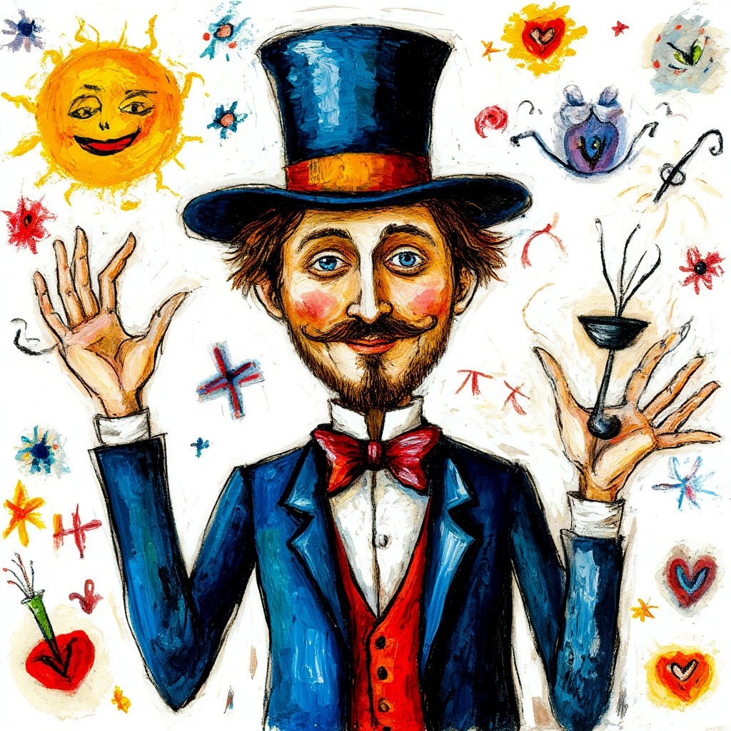 Иллюстрация автора: иллюзионисты